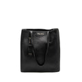 MIU MIU TOTE BAG LEATHER BLACK SHW
