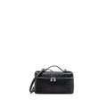 LORO PIANA EXTRA POCKET L19 GRAINED CALFSKIN BLACK SHW