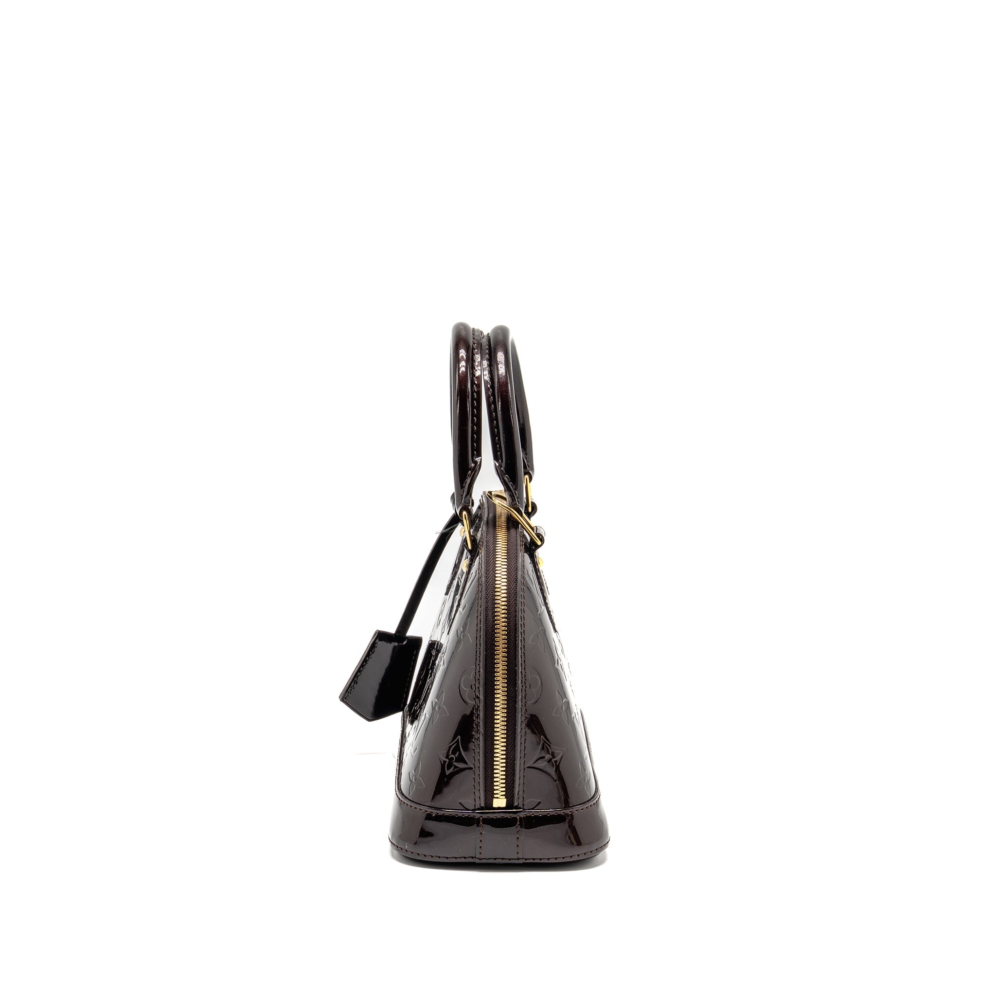 LOUIS VUITTON ALMA BB PATENT AMATANTE GHW