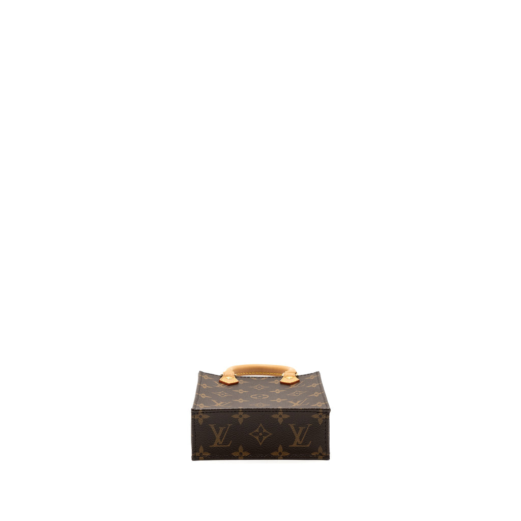 LOUIS VUITTON PETIT SAC PLAT MONOGRAM CANVAS GHW
