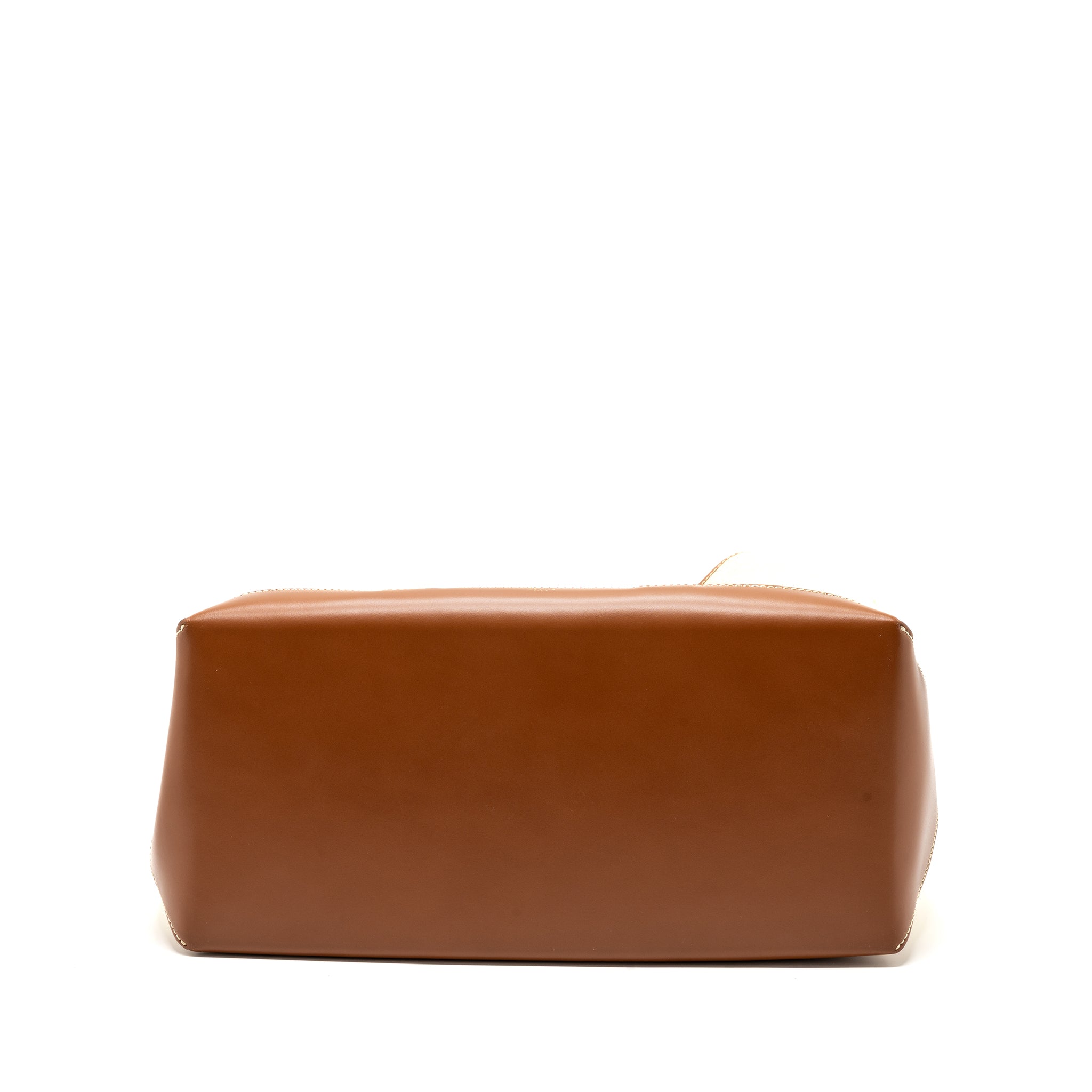 CELINE CABAS MARIN CANVAS / CALFSKIN NATURAL / TAN / MULTICOLOUR GHW