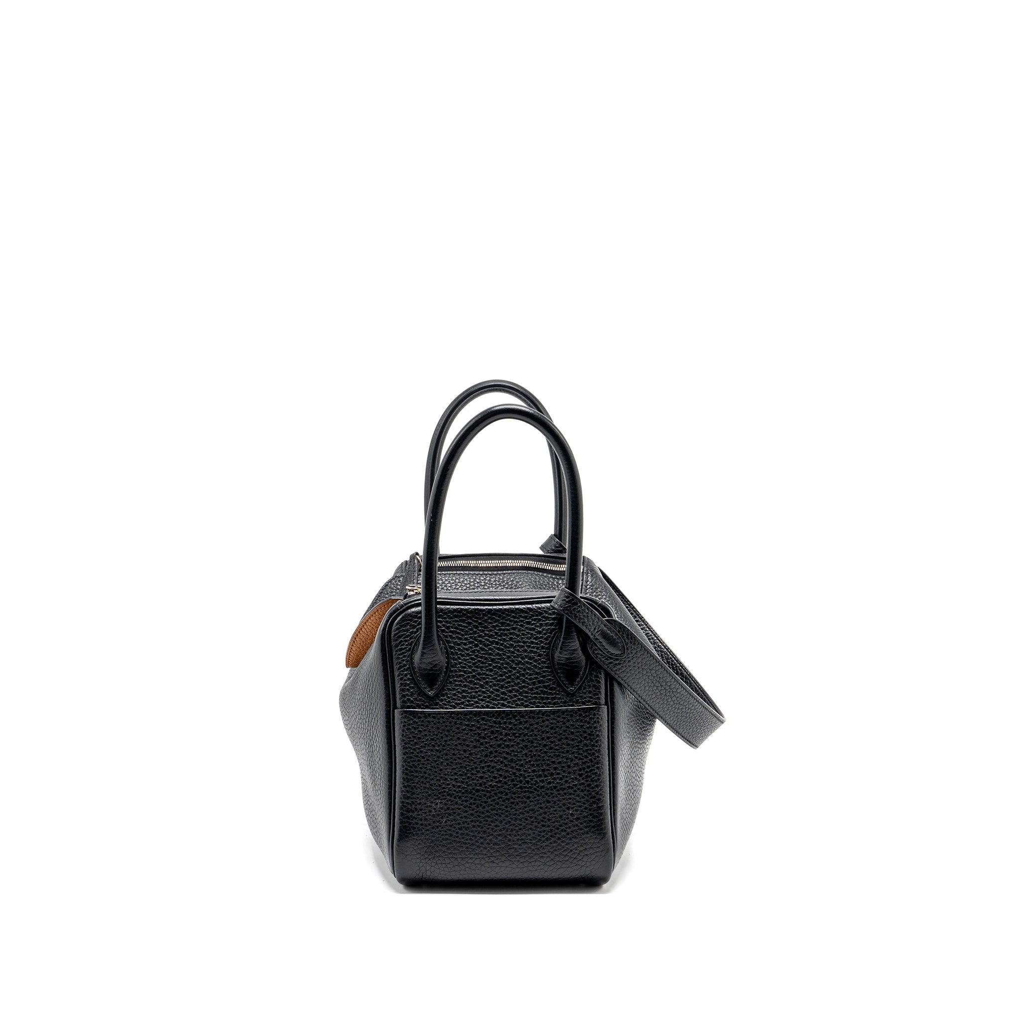 HERMES LINDY 26 CLEMENCE BLACK/TOFFEE SHW