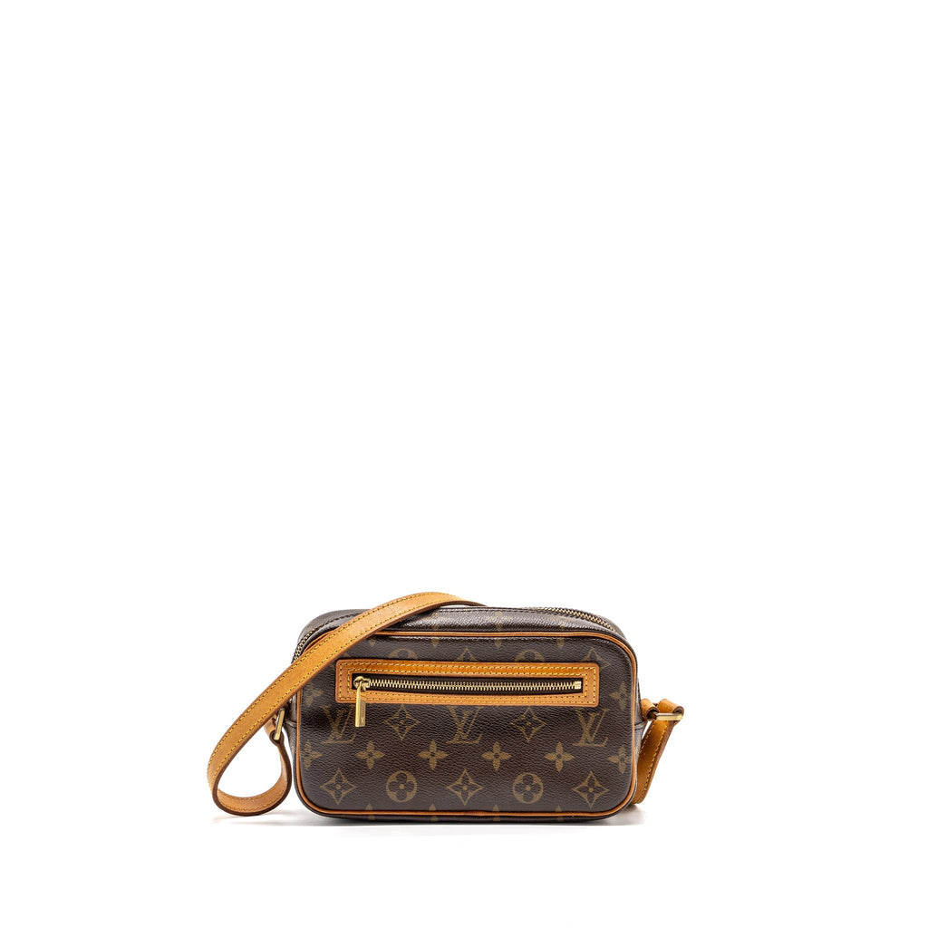 LOUIS VUITTON VINTAGE CITE CLUTCH POCHETTE MONOGRAM CANVAS GHW