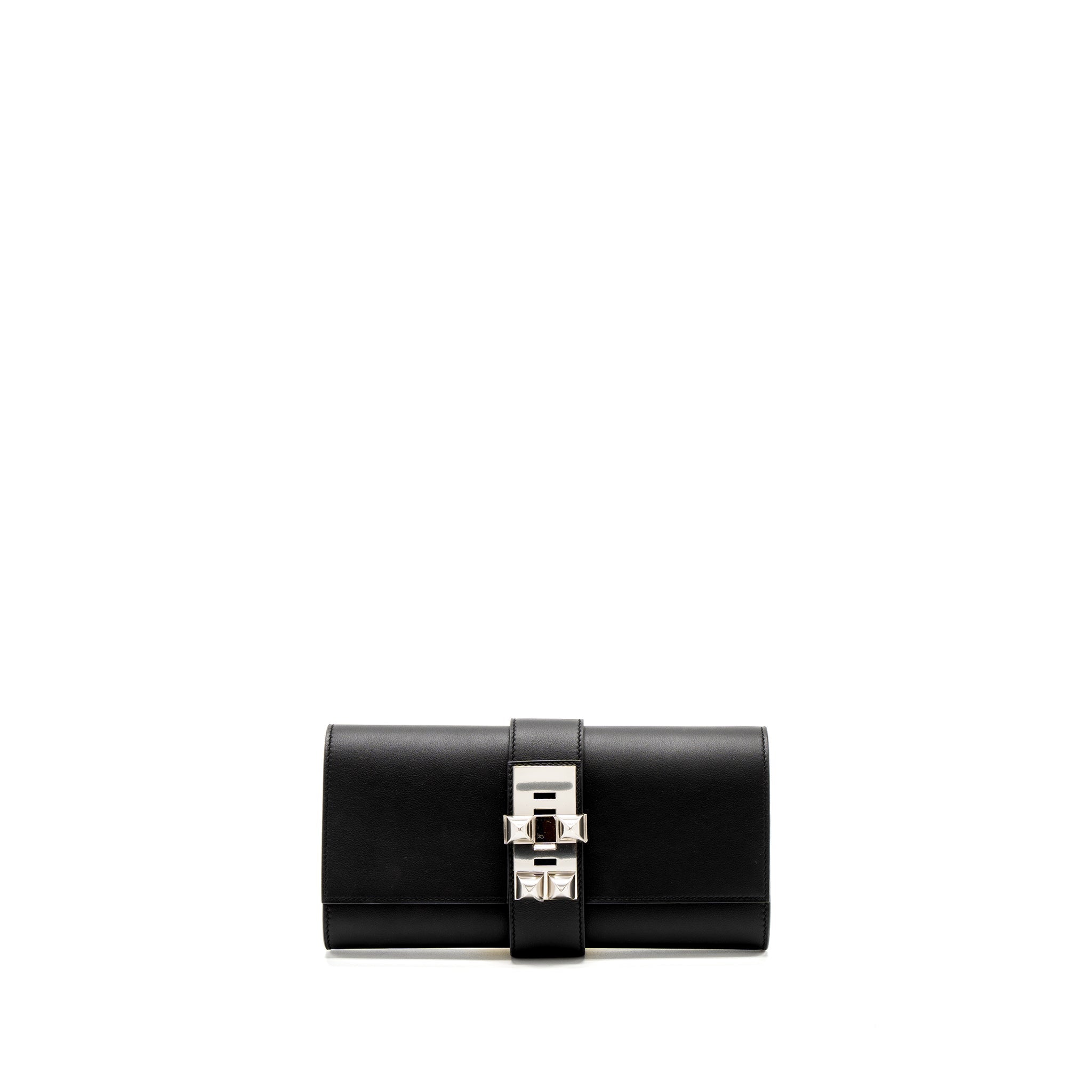 HERMES POCHETTE MEDOR 23 SWIFT BLACK SHW