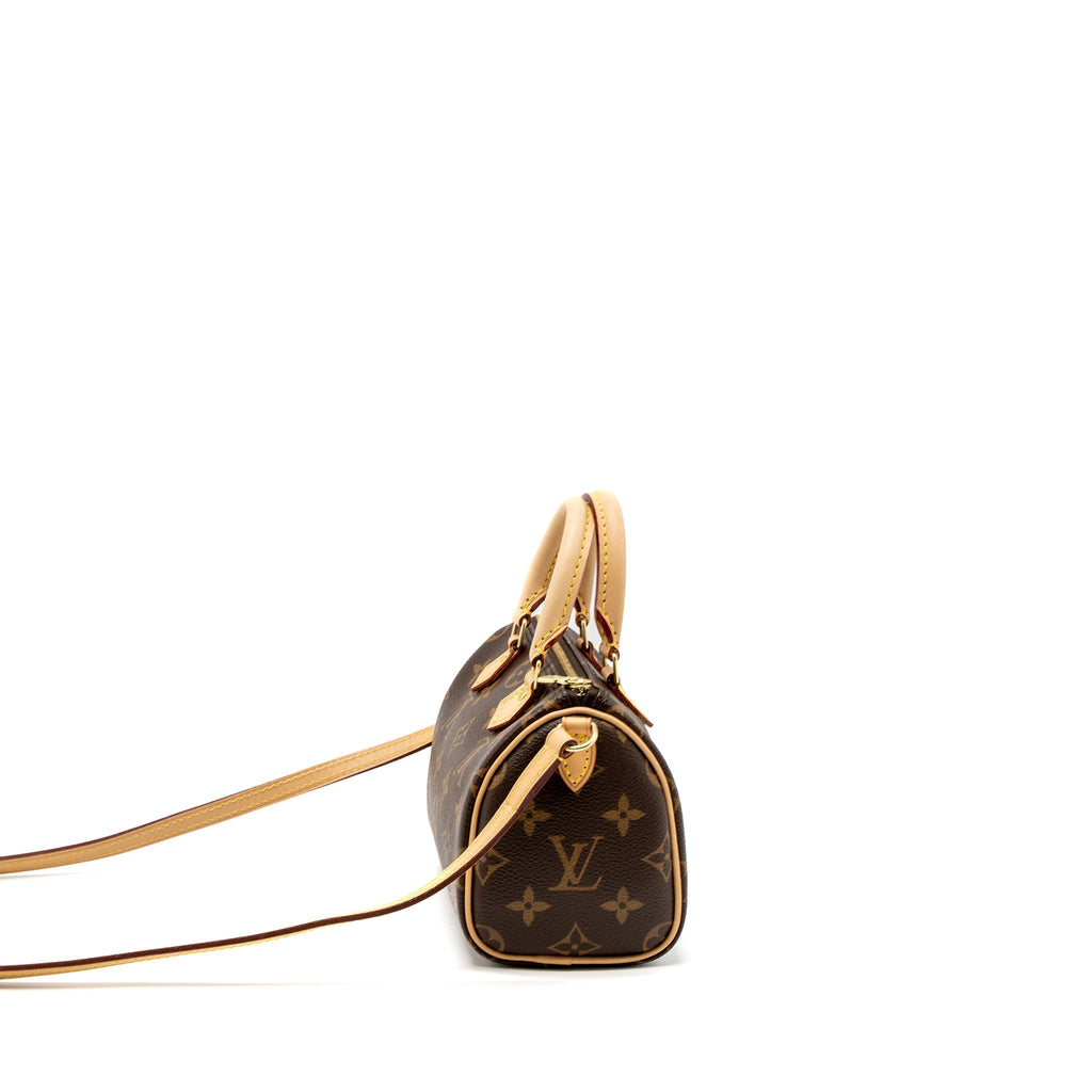 LOUIS VUITTON NANO SPEEDY MONOGRAM CANVAS GHW (OLD VERSION)