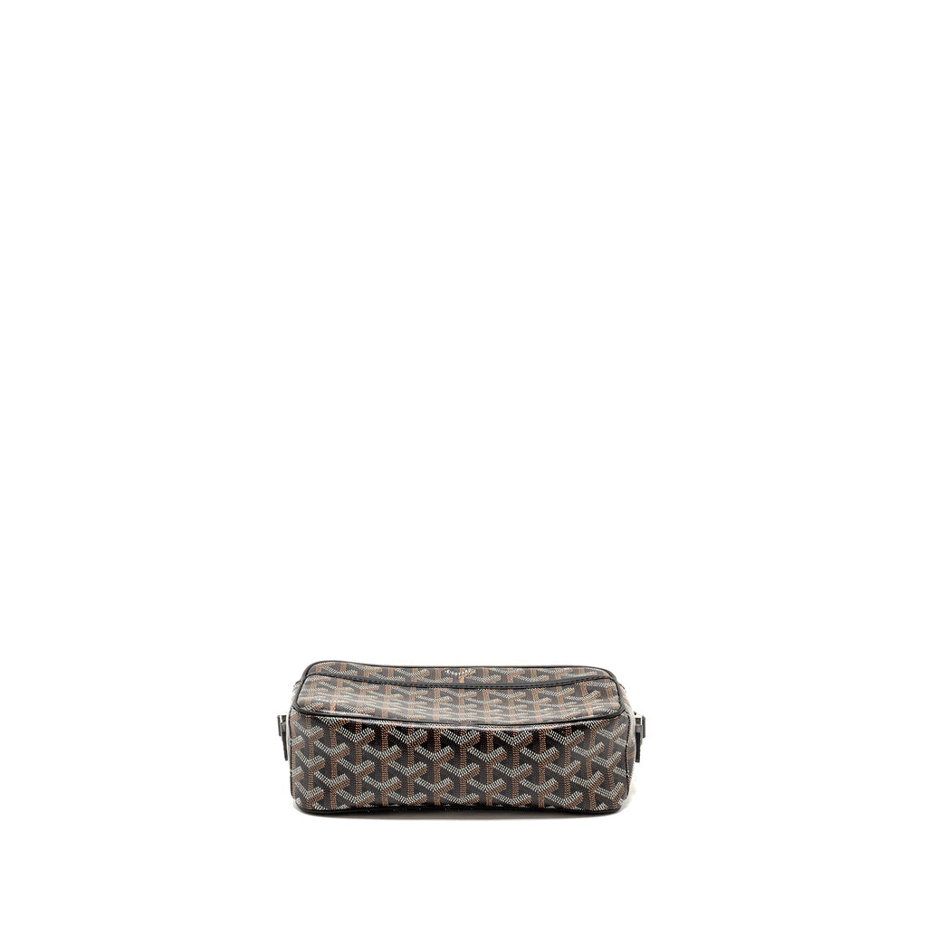 GOYARD CAP VERT PM CROSSBODY BAG GOYARDINE CANVAS/LEATHER BLACK SHW
