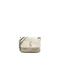 SAINT LAURENT/YSL NIKI BABY FLAP BAG CALFSKIN WHITE SHW