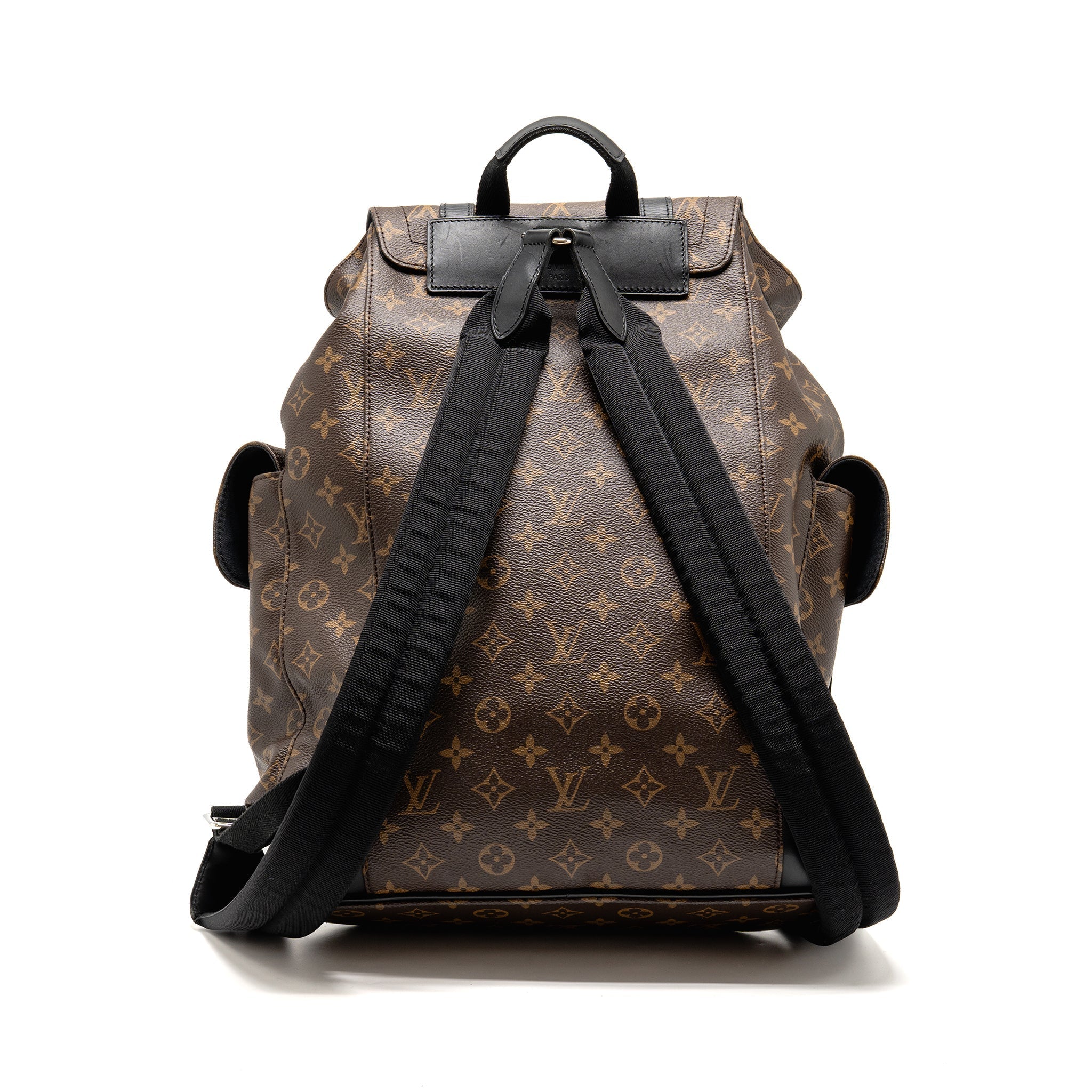LOUIS VUITTON CHRISTOPHER BACKPACK MONOGRAM MACASSAR CANVAS SHW