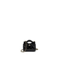 CHANEL 24S 31 NANO CLUTCH WITH CHAIN SHINY LAMBSKIN BLACK LGHW (MICROCHIP)