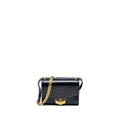CHANEL LOCK ME UP CHEVRON MEDAL FLAP BAG CALFSKIN DARK NAVY GHW