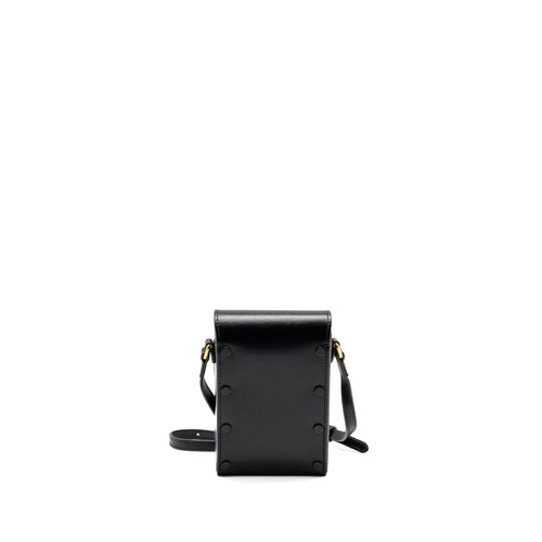 GUCCI 1955 HORSEBIT MINI CROSSBODY BAG CALFSKIN BLACK GHW