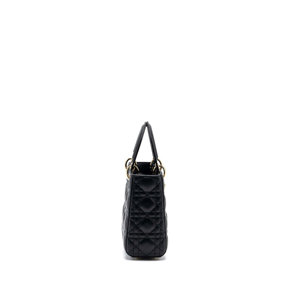 DIOR MY ABC DIOR SMALL LADY DIOR BAG LAMBSKIN BLACK LGHW