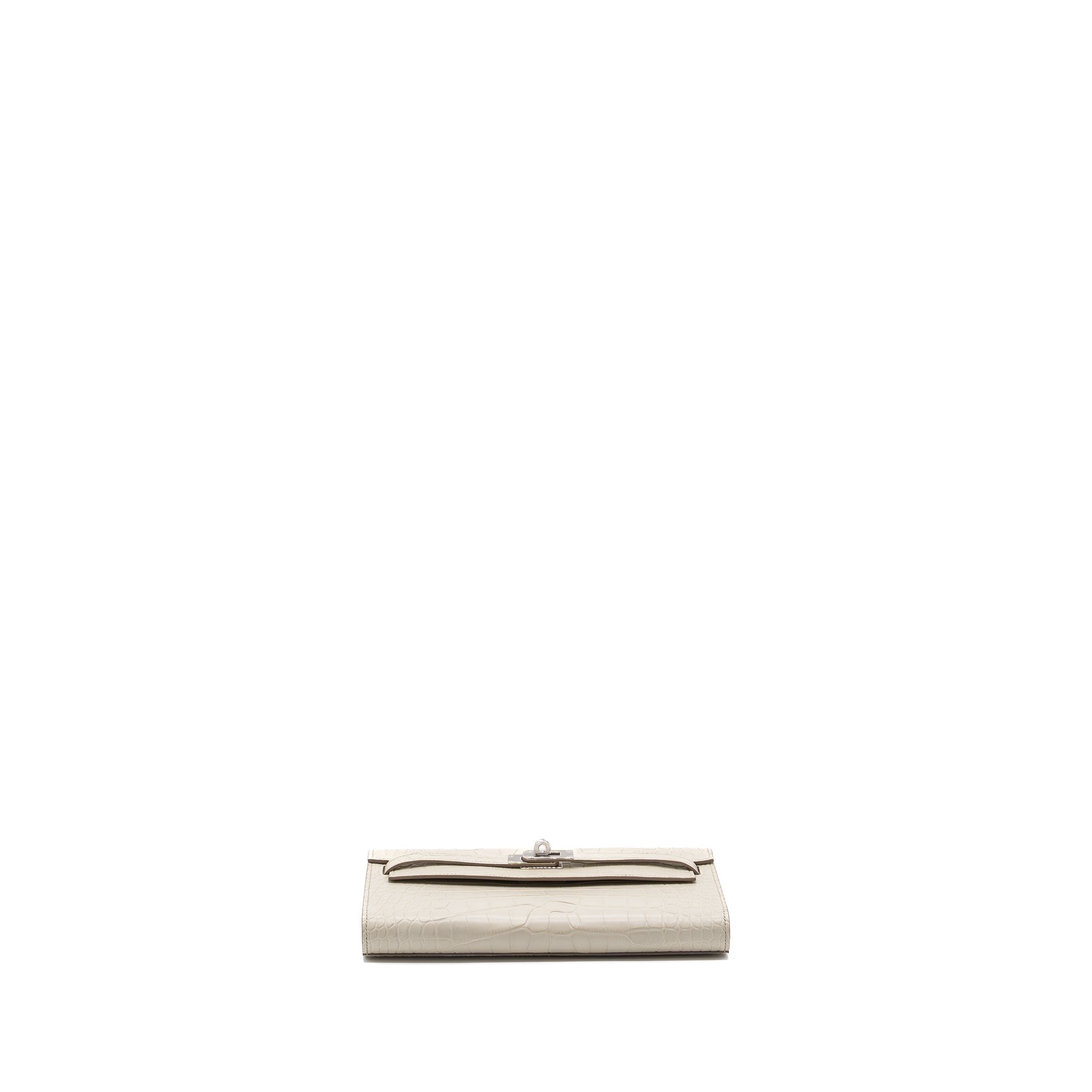 HERMES CLASSIC KELLY TO GO ALLIGATOR MISSISSIPPIENSIS 8L BETON SHW