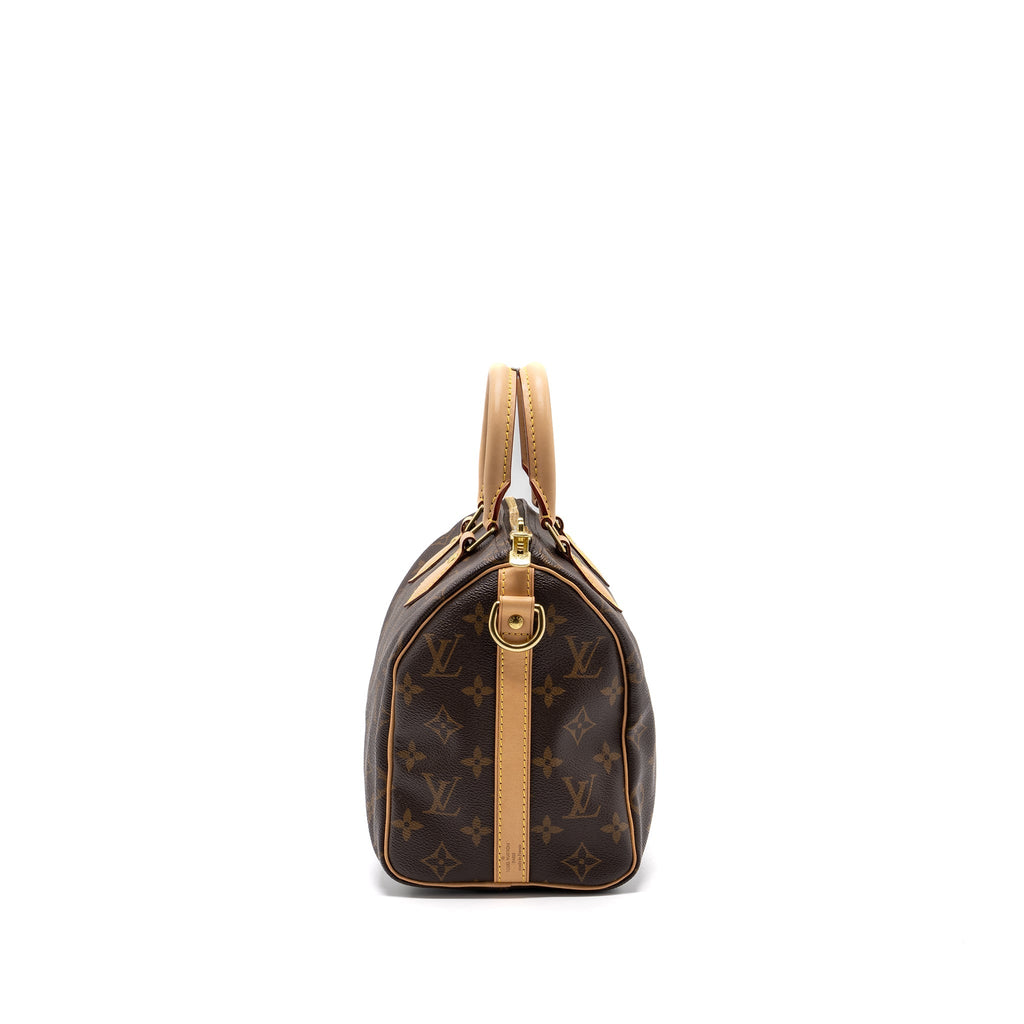 LOUIS VUITTON SPEEDY BANDOULIERE 25 MONOGRAM CANVAS GHW (NEW VERSION)