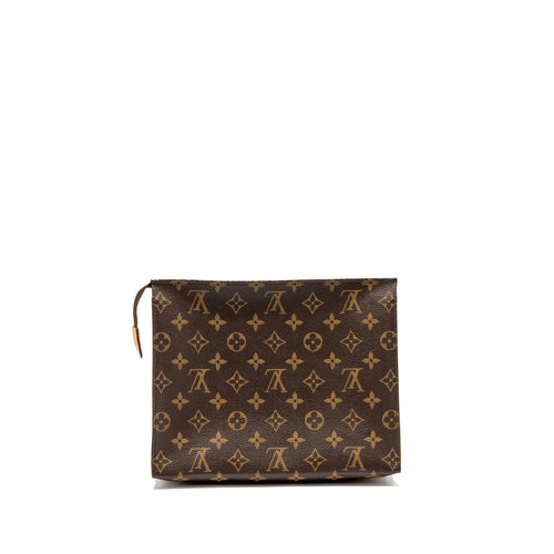 LOUIS VUITTON TOILETRY POCHETTE 26 MONOGRAM CANVAS GHW