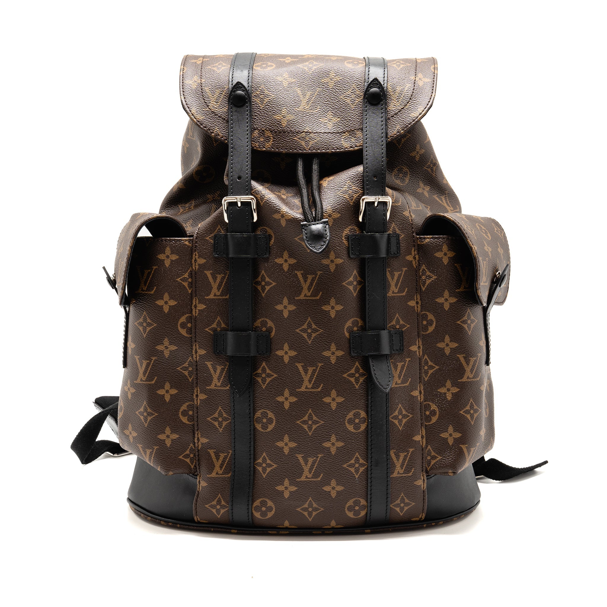 LOUIS VUITTON CHRISTOPHER BACKPACK MONOGRAM MACASSAR CANVAS SHW