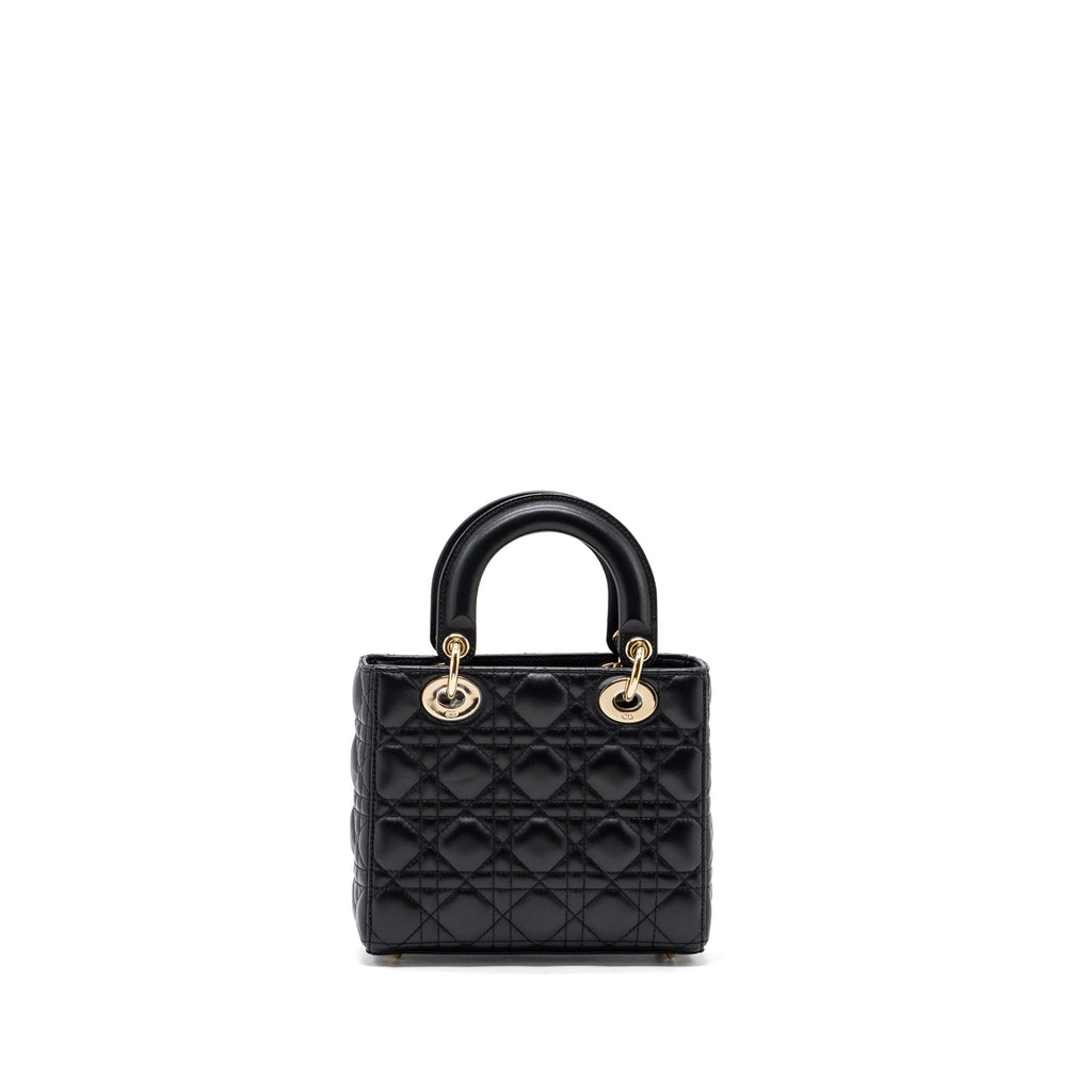 DIOR MY ABC DIOR SMALL LADY DIOR BAG LAMBSKIN BLACK LGHW