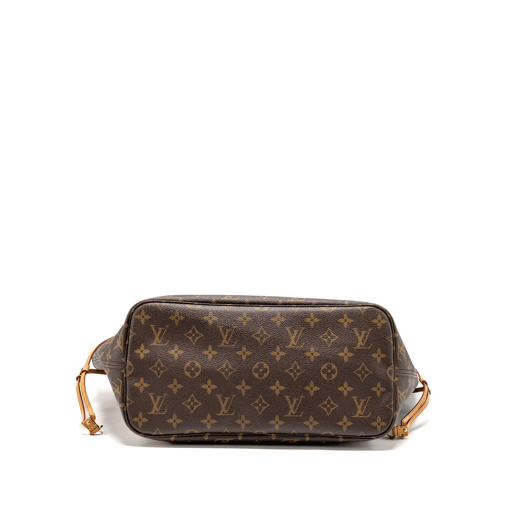 LOUIS VUITTON NEVERFULL MM MONOGRAM CANVAS GHW