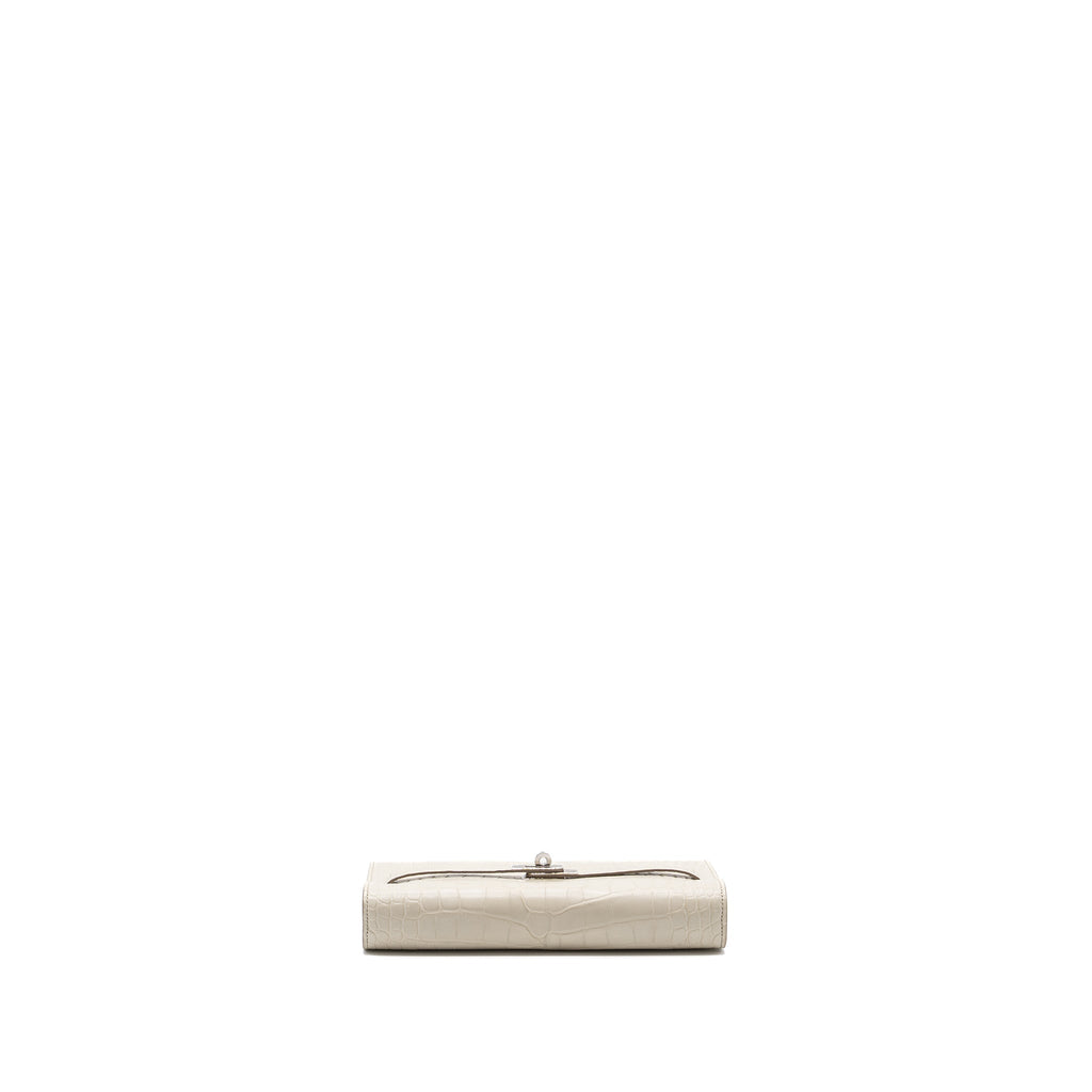 HERMES CLASSIC KELLY TO GO ALLIGATOR MISSISSIPPIENSIS 8L BETON SHW