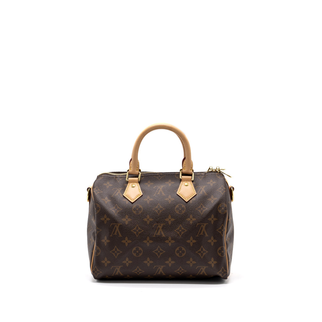 LOUIS VUITTON SPEEDY BANDOULIERE 25 MONOGRAM CANVAS GHW (NEW VERSION)