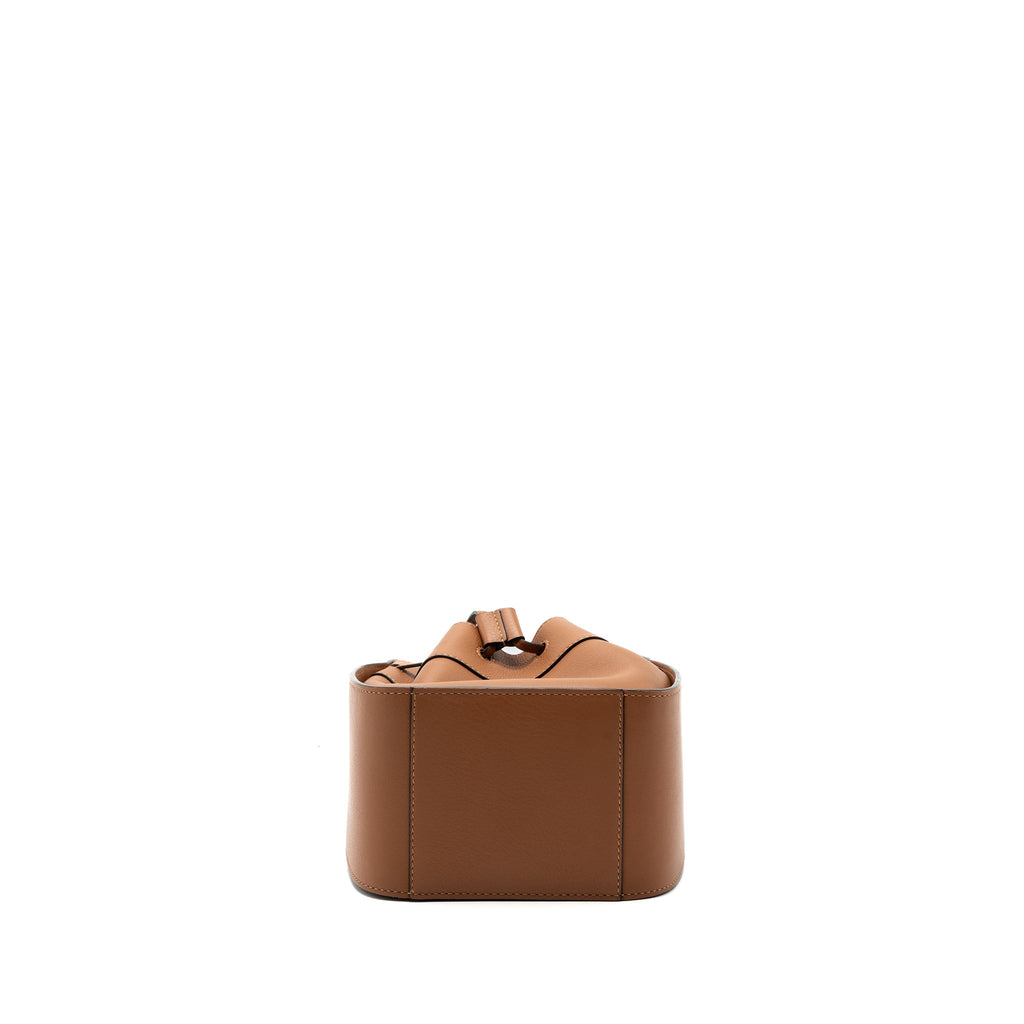 LOEWE MINI HAMMOCK DRAWSTRING BAG CALFSKIN TAN SHW