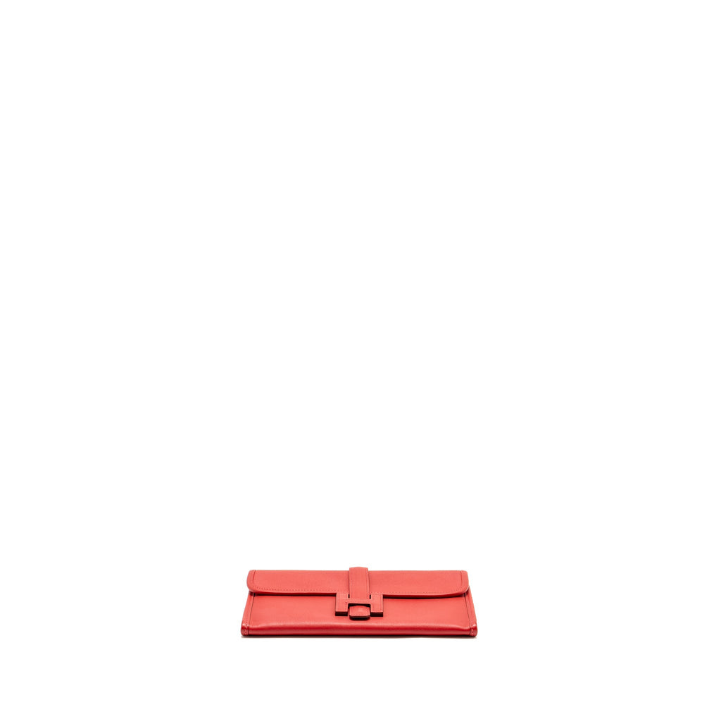 HERMES JIGE ELAN WALLET SWIFT ROUGE SHW