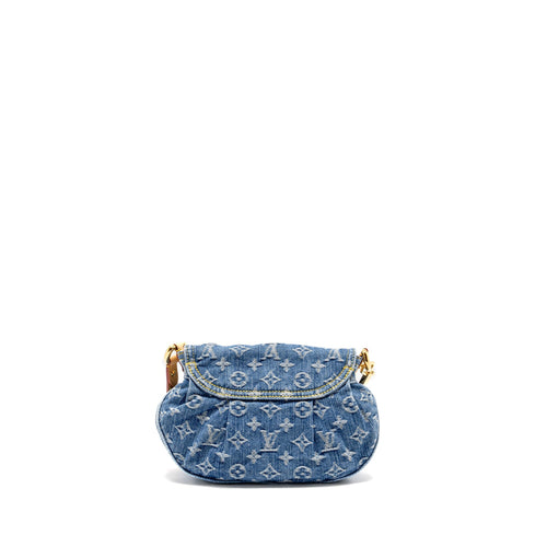 LOUIS VUITTON SUNSET MONOGRAM DENIM REMIX LIGHT BLUE LIMITED EDITION GHW