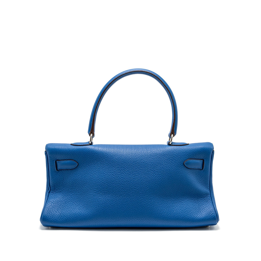 HERMES SHOULDER KELLY CLEMENCE BLUE SHW