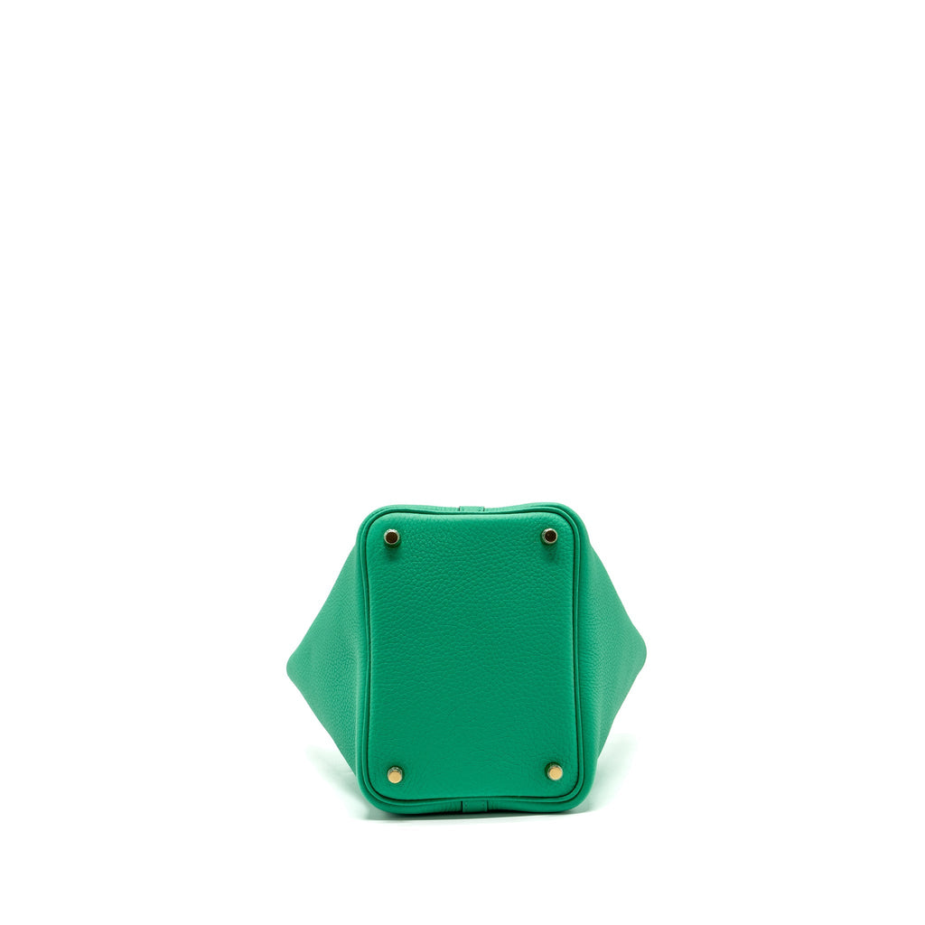 HERMES PICOTIN 18 LOCK BAG CLEMENCE MENTHE GHW