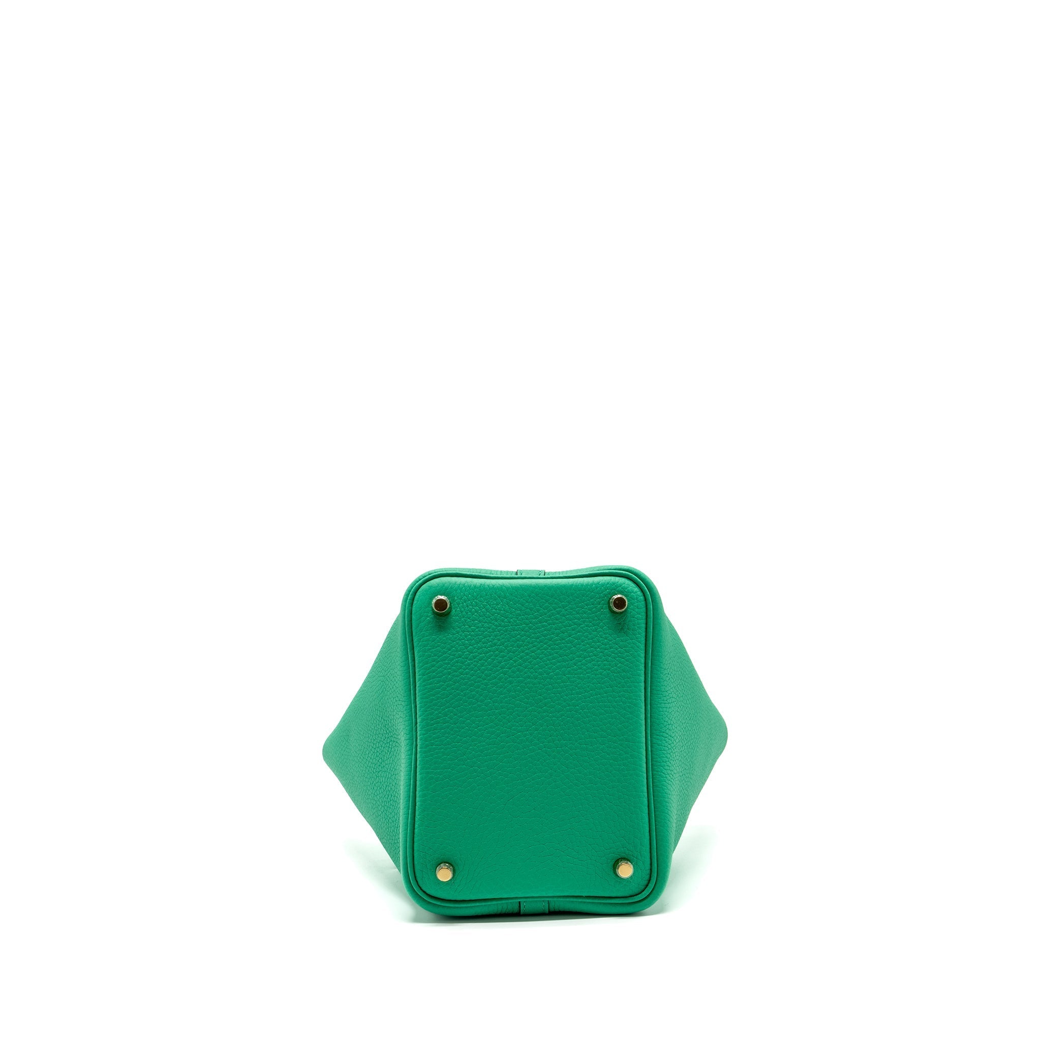 HERMES PICOTIN 18 LOCK BAG CLEMENCE MENTHE GHW