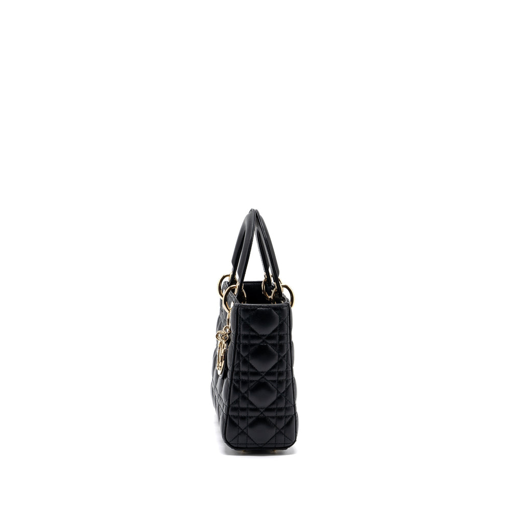 DIOR MY ABC DIOR SMALL LADY DIOR BAG LAMBSKIN BLACK LGHW