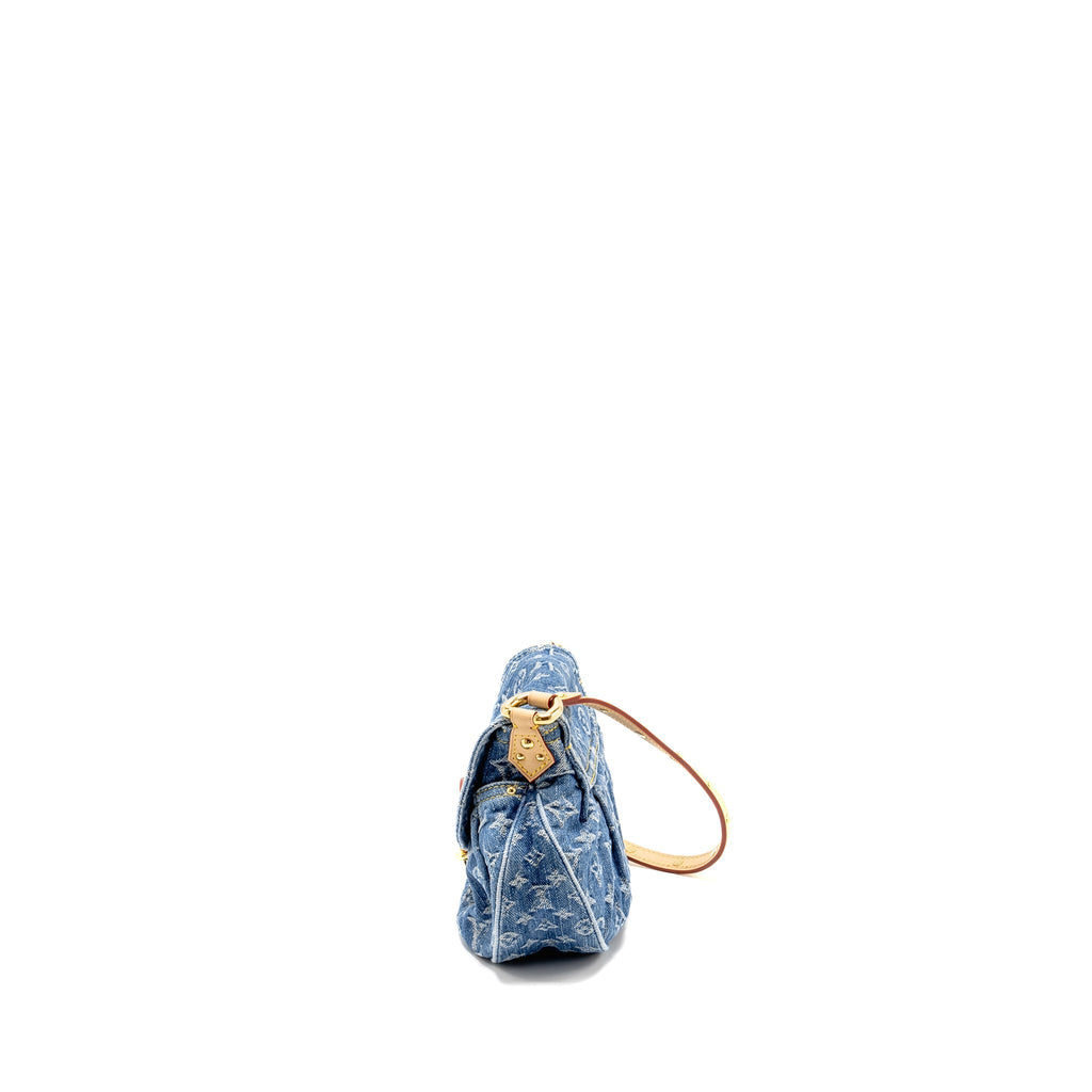 LOUIS VUITTON SUNSET MONOGRAM DENIM REMIX LIGHT BLUE LIMITED EDITION GHW