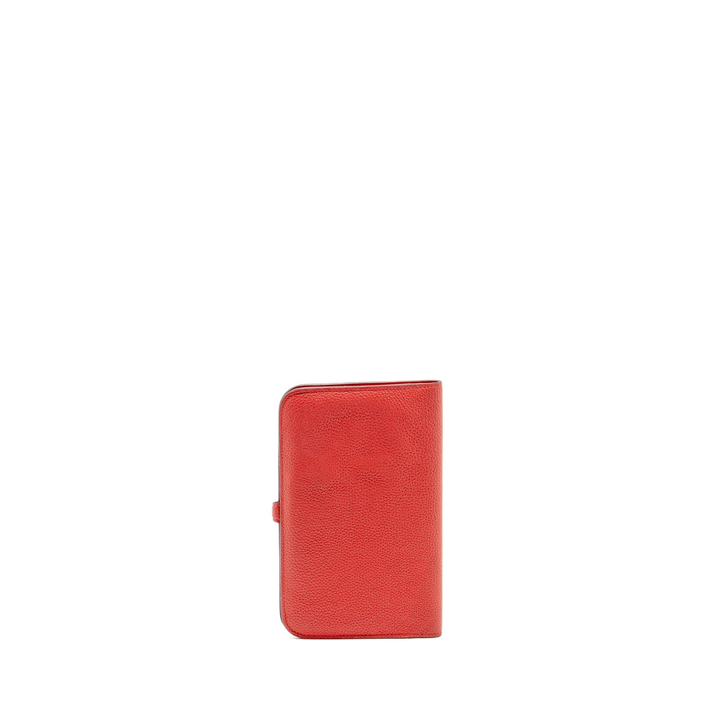 HERMES DOGAN COMPACT WALLET TOGO RED SHW