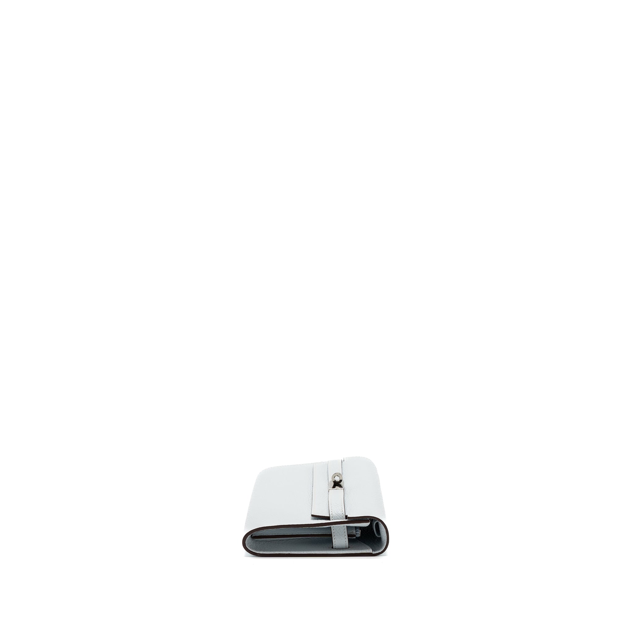 HERMES CLASSIC KELLY TO GO CHEVRE MYSORE BLUE BRUME SHW