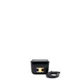 CELINE MINI TRIOMPHE SHINY CALFSKIN BLACK GHW