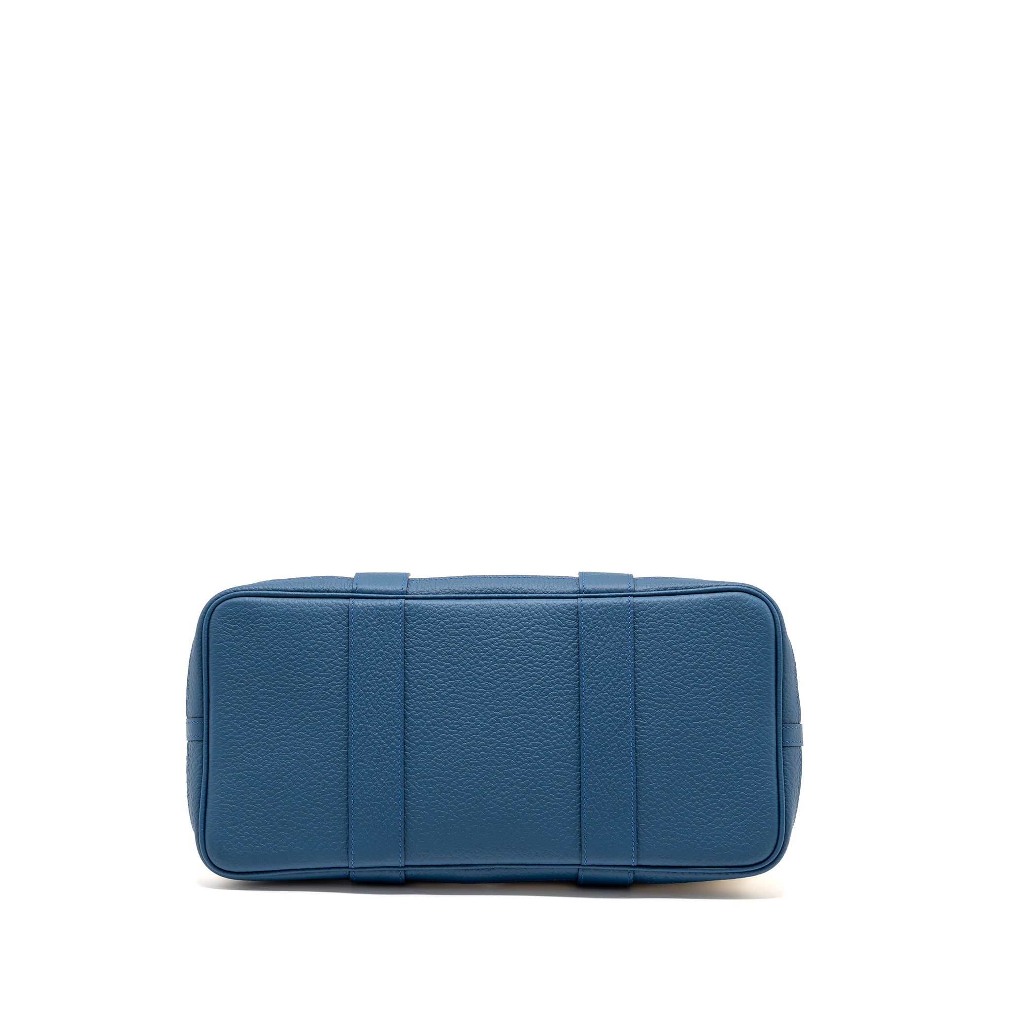 HERMES GARDEN PARTY 36 VACHE COUNTRY LEATHER/CNAVAS CRAIE /BLEU OUTREMER SHW