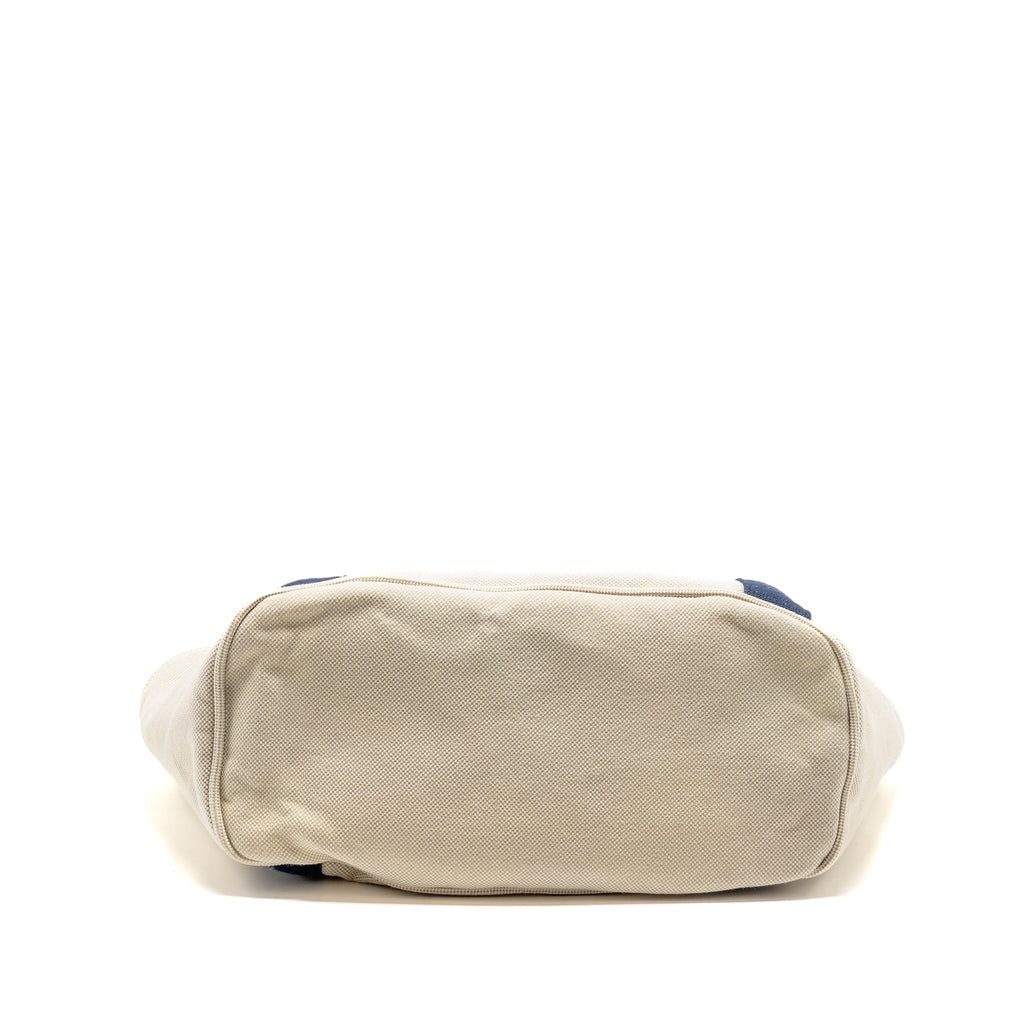 HERMES SAC A LANGER CABRIOLE NAPPY BAG COTTON GRIS PEARL SHW