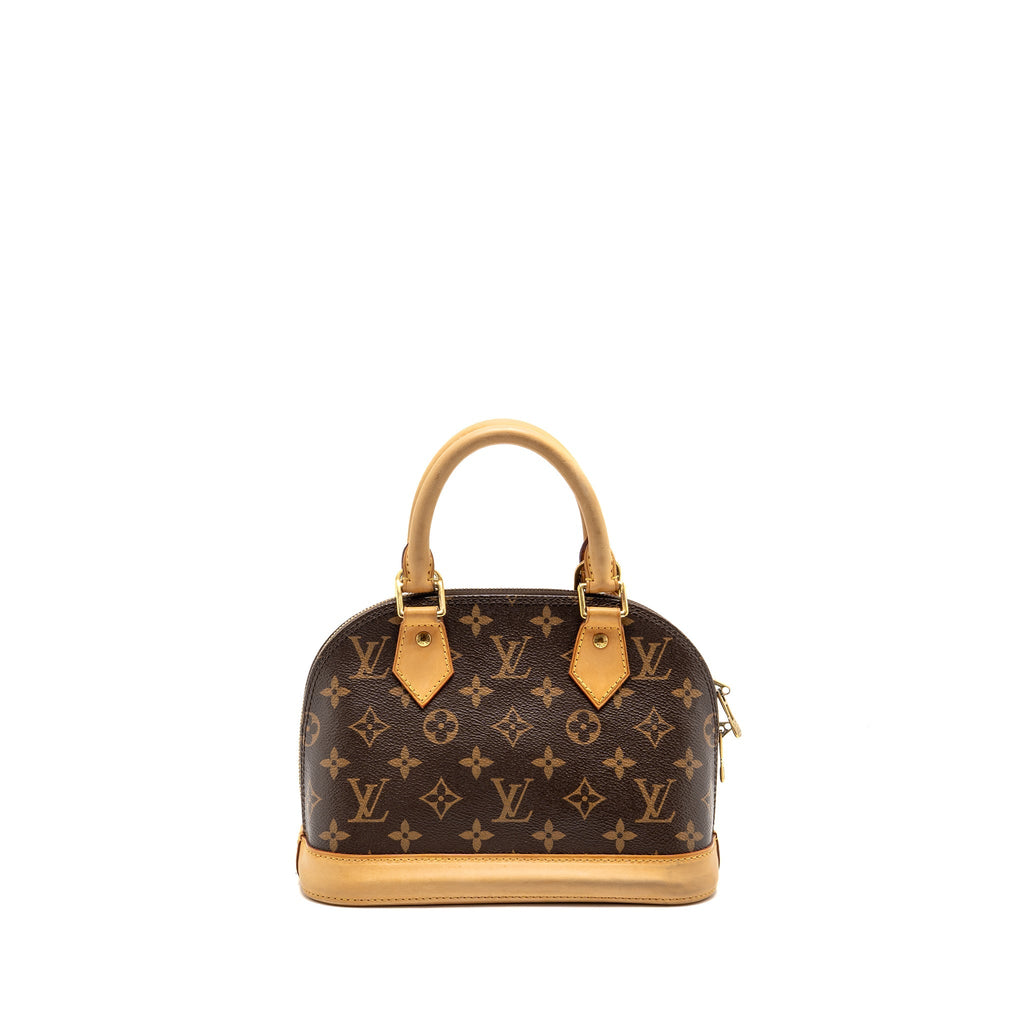 LOUIS VUITTON ALMA BB MONOGRAM CANVAS GHW