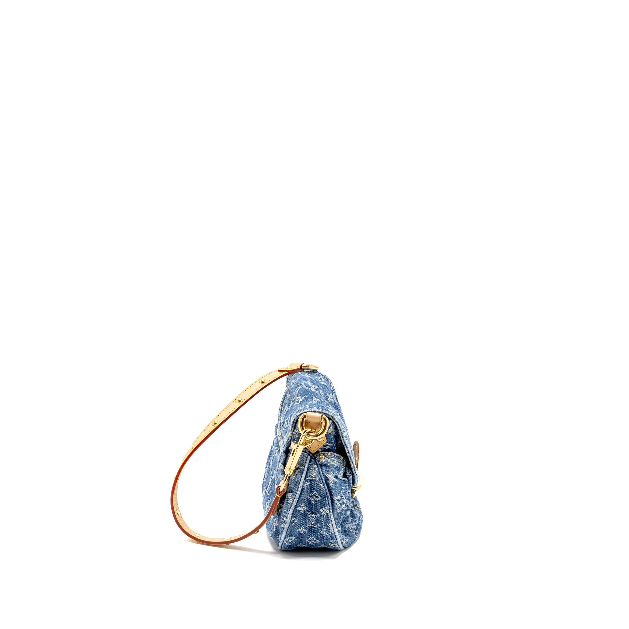 LOUIS VUITTON SUNSET MONOGRAM DENIM REMIX LIGHT BLUE LIMITED EDITION GHW