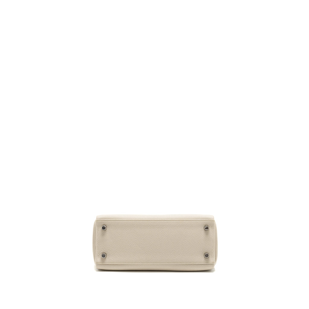 HERMES KELLY 25 STRAP TOGO BETON/GRIS ASPHALTE SHW