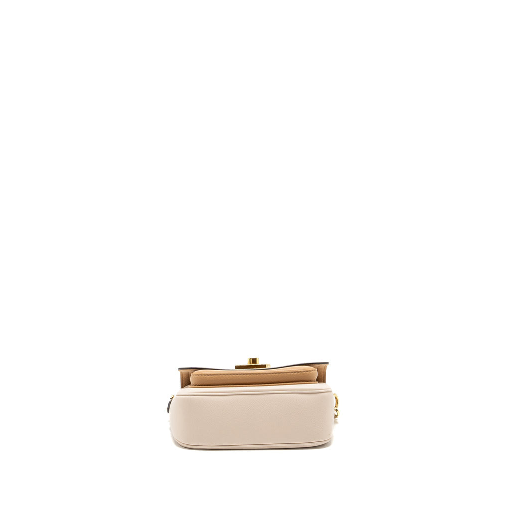 LOUIS VUITTON LOCKME TENDER GRAINED CALFSKIN BEIGE MULTICOLOUR GHW