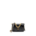 CHANEL 19 WALLET ON CHAIN LAMBSKIN BLACK MULTICOLOUR HARDWARE