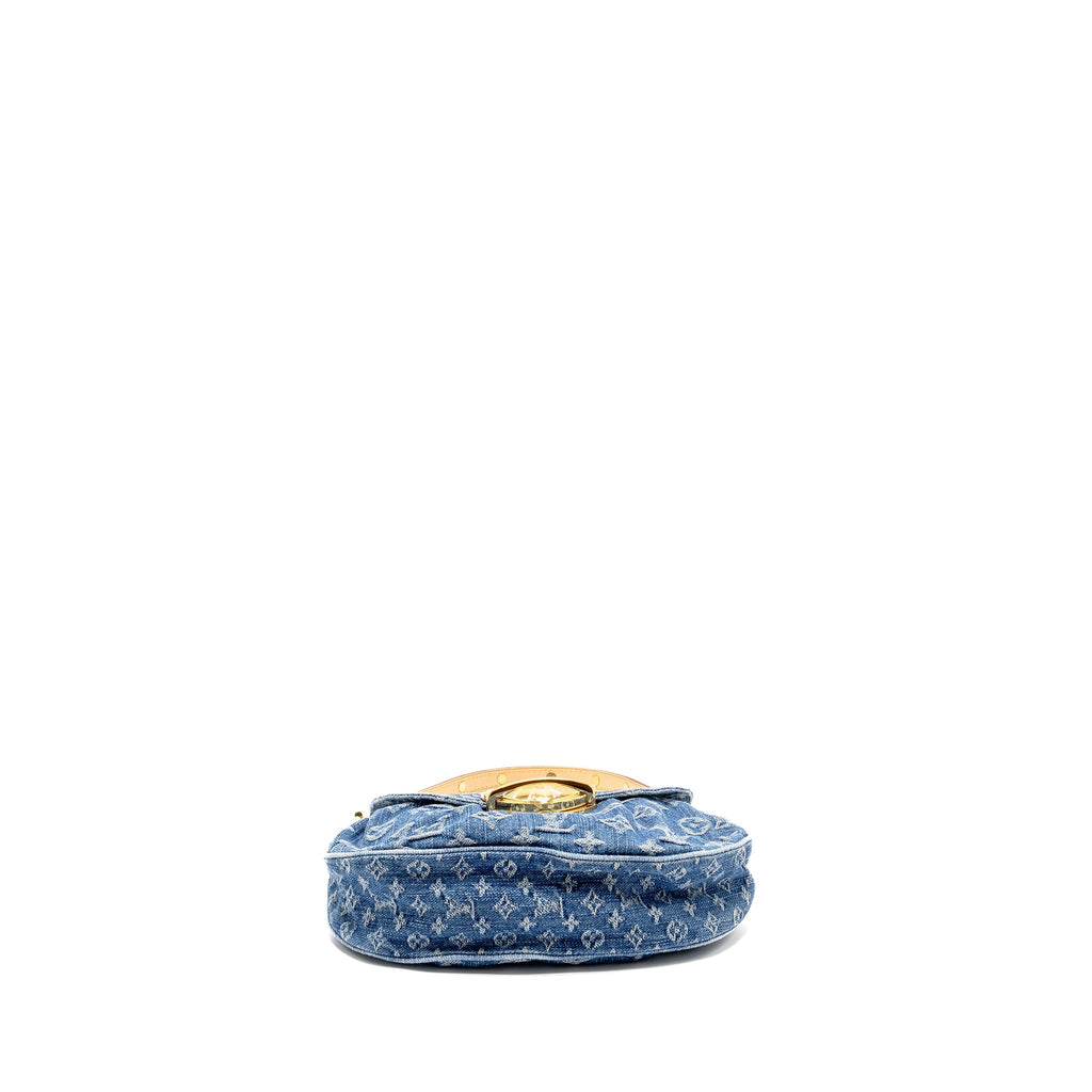 LOUIS VUITTON SUNSET MONOGRAM DENIM REMIX LIGHT BLUE LIMITED EDITION GHW