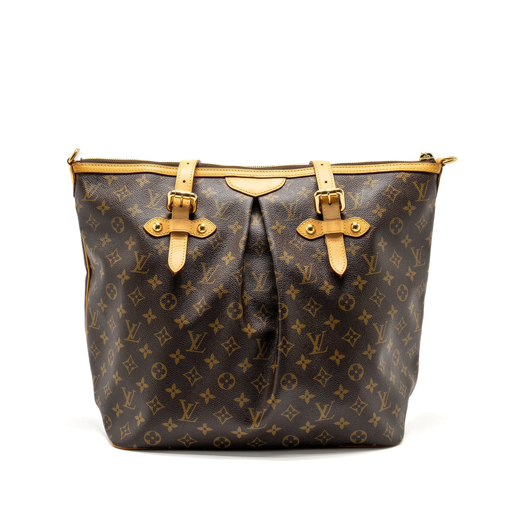 LOUIS VUITTON PALERMO GM TOTE BAG MONOGRAM CANVAS GHW