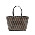 GOYARD ARTOIS PM TOTE BAG GOYARDLINE CANVAS BLACK SHW