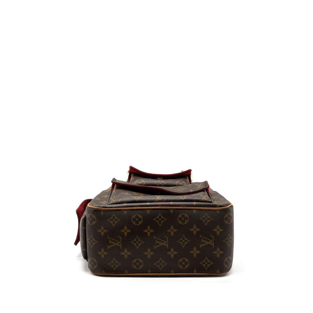 LOUIS VUITTON VINTAGE TOP HANDLE BAG MONOGRAM CANVAS GHW