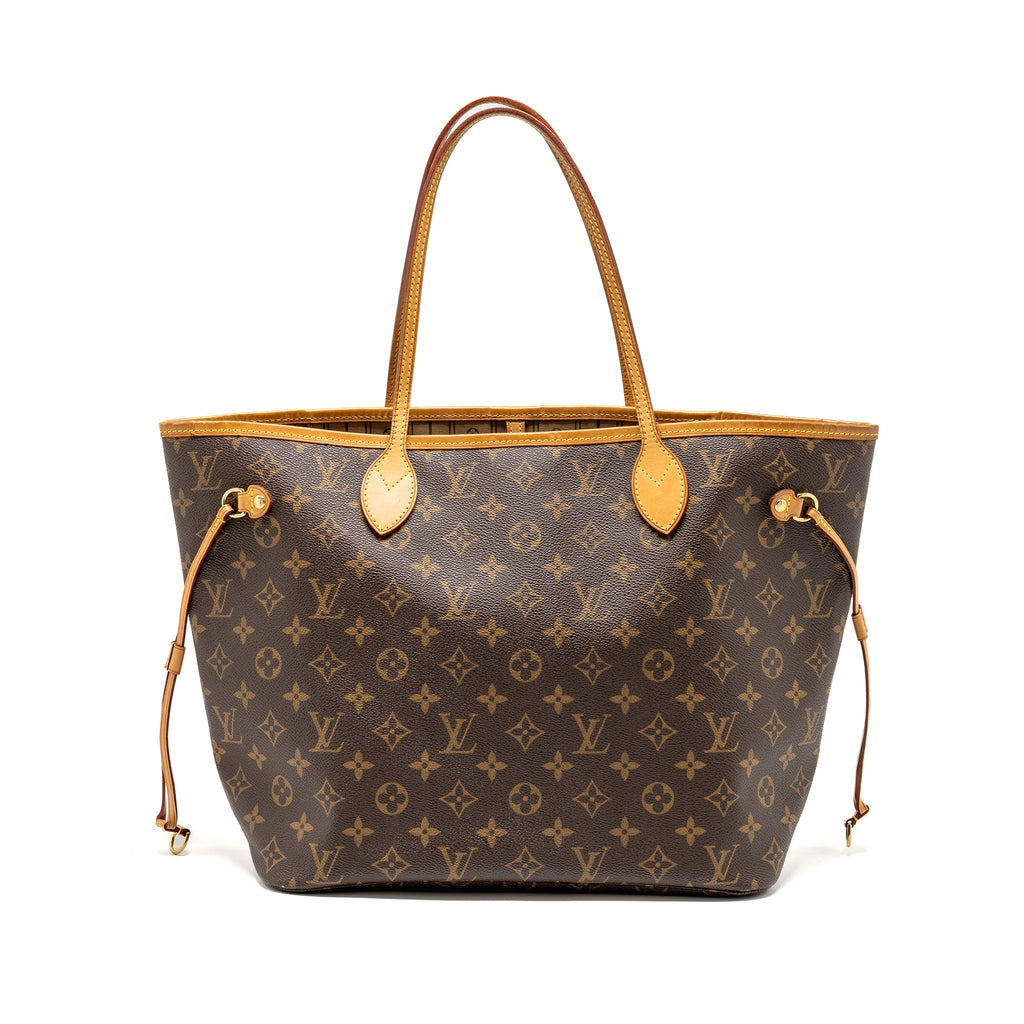 LOUIS VUITTON NEVERFULL MM MONOGRAM CANVAS GHW