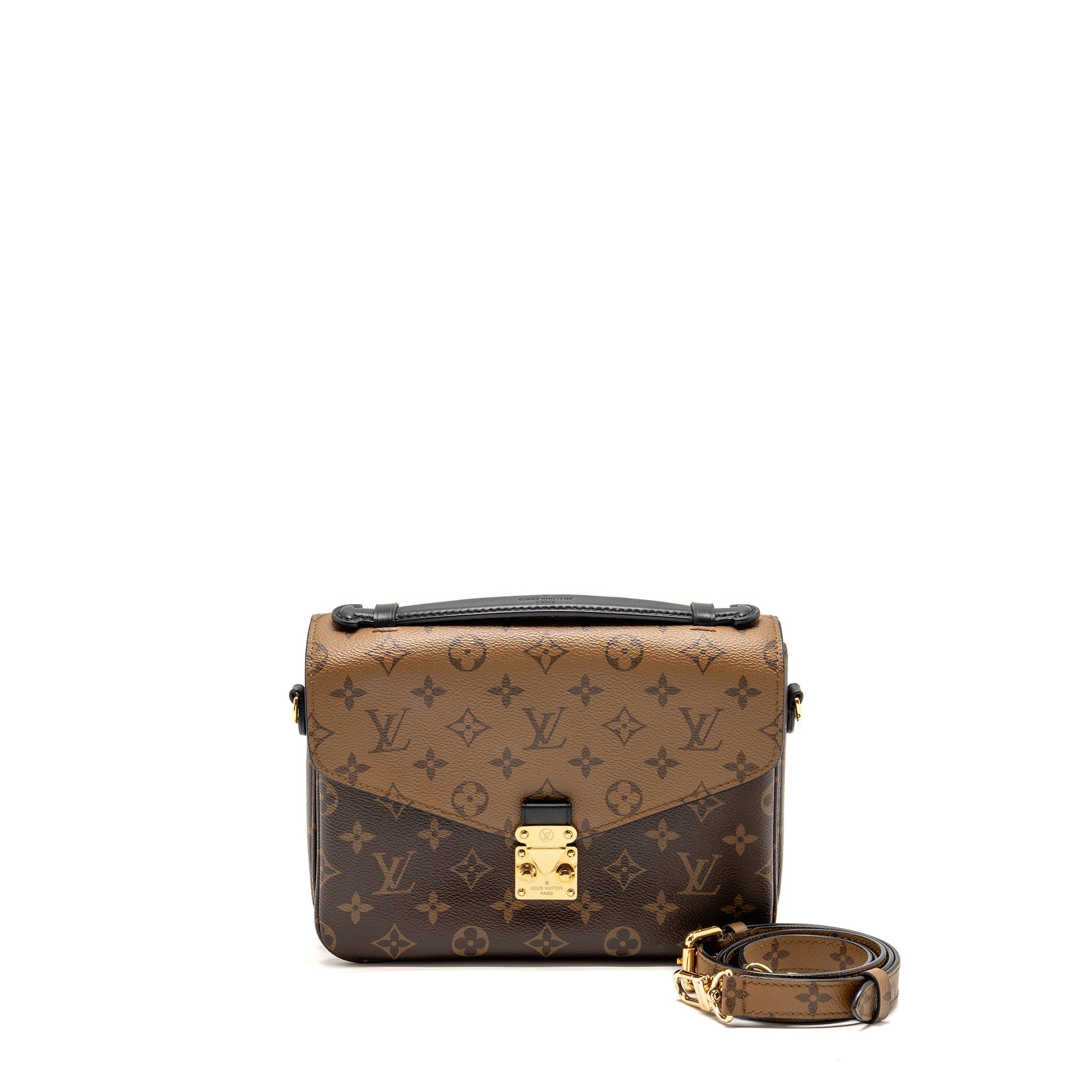 LOUIS VUITTON POCHETTE METIS MONOGRAM REVERSE CANVAS GHW
