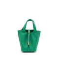 HERMES PICOTIN 18 LOCK BAG CLEMENCE MENTHE GHW