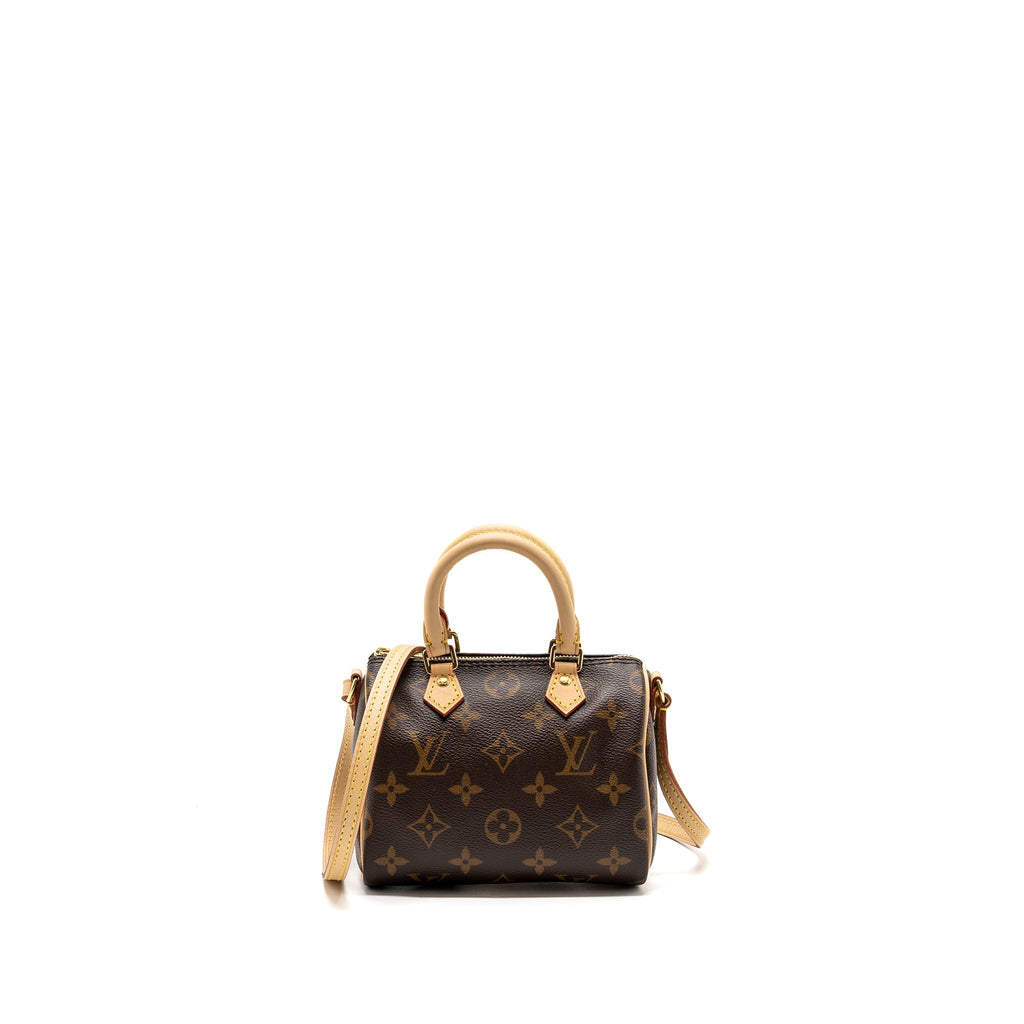 LOUIS VUITTON NANO SPEEDY MONOGRAM CANVAS GHW (OLD VERSION)